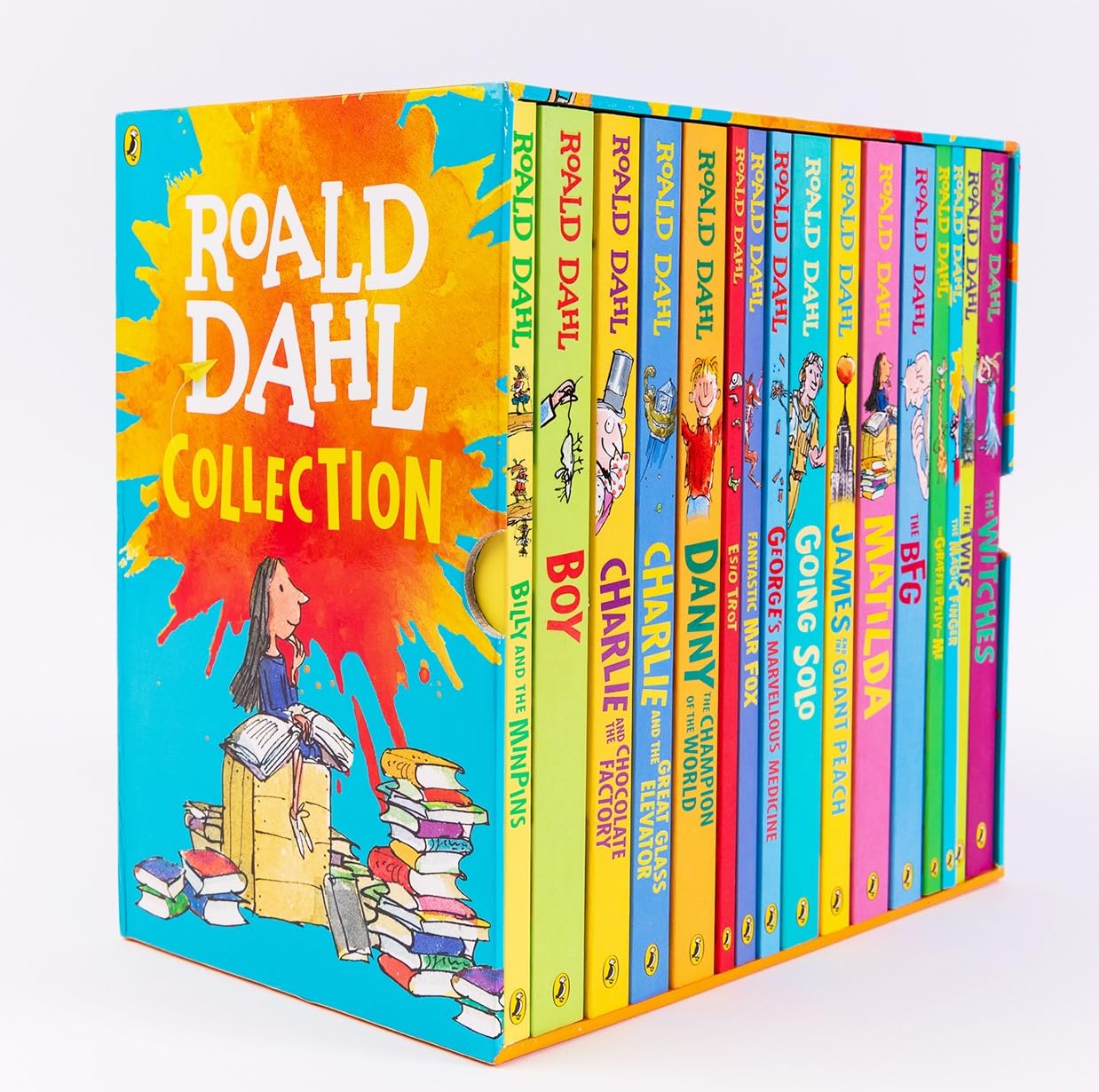 Roald Dahl Collection 16 Books Box Set (Paperback)