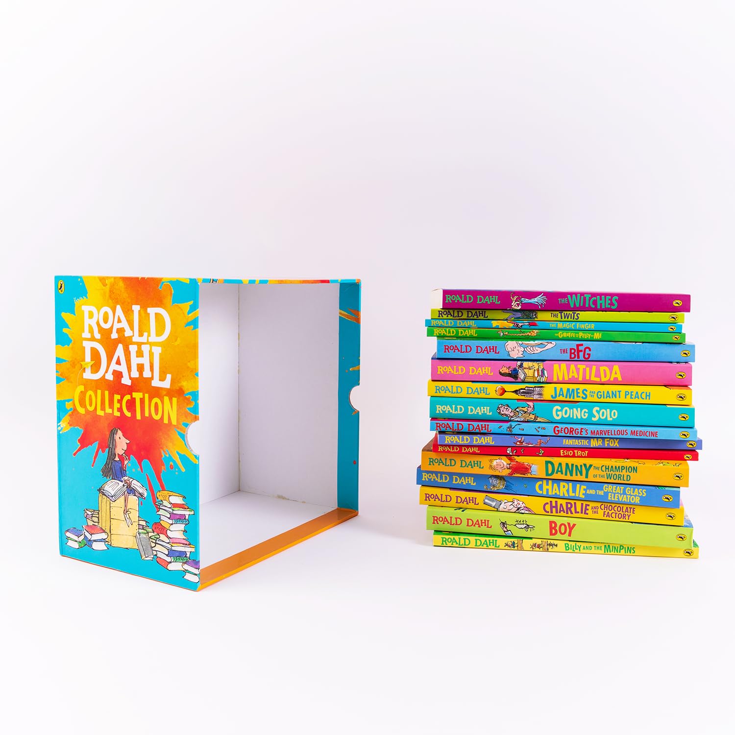 Roald Dahl Collection 16 Books Box Set (Paperback)